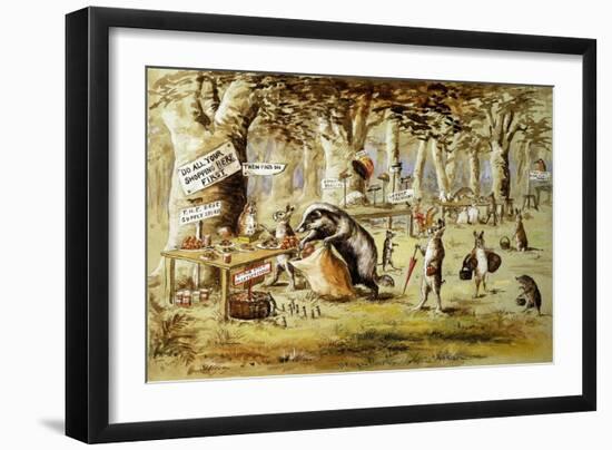 Shopping, C.1905-1927-null-Framed Giclee Print