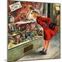 "Shopping for Mother's Day," May 10, 1947-Constantin Alajalov-Mounted Giclee Print