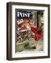 "Shopping for Mother's Day," Saturday Evening Post Cover, May 10, 1947-Constantin Alajalov-Framed Giclee Print