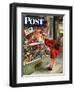 "Shopping for Mother's Day," Saturday Evening Post Cover, May 10, 1947-Constantin Alajalov-Framed Giclee Print