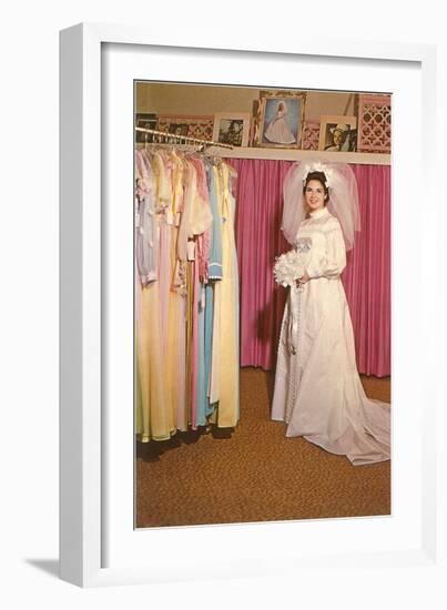 Shopping for the Bridal Gown-null-Framed Art Print