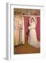 Shopping for the Bridal Gown-null-Framed Art Print