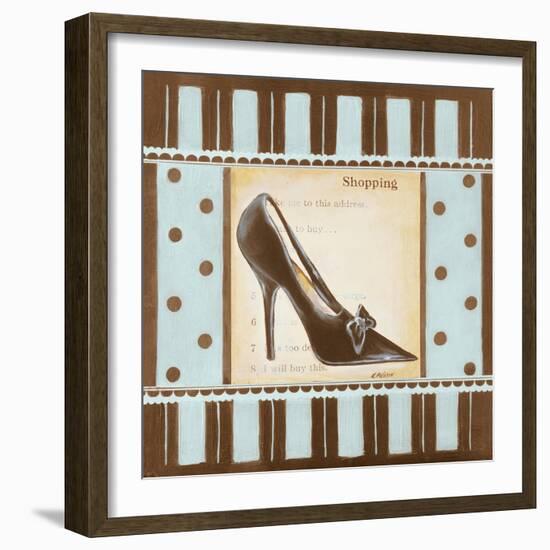 Shopping I-Kimberly Poloson-Framed Art Print