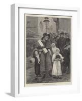 Shopping in New York on New Year's Eve-Henry Charles Seppings Wright-Framed Giclee Print