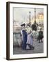 Shopping in Paris-Basile Lemeunier-Framed Giclee Print