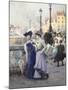 Shopping in Paris-Basile Lemeunier-Mounted Giclee Print