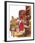 Shopping in Roman Britain-Peter Jackson-Framed Giclee Print