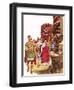 Shopping in Roman Britain-Peter Jackson-Framed Giclee Print