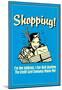 Shopping Not Addicted Quit If Credit Card Makes Me Funny Retro Poster-null-Mounted Poster