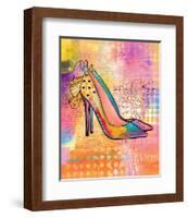 Shopping Queen-Lucy Cloud-Framed Art Print