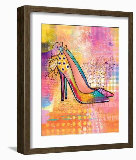Shopping Queen-Lucy Cloud-Framed Art Print