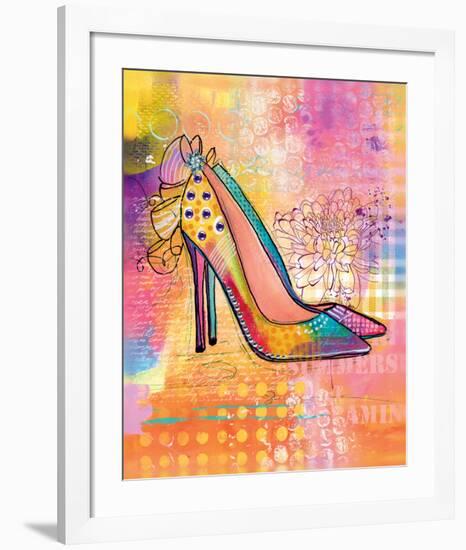 Shopping Queen-Lucy Cloud-Framed Art Print