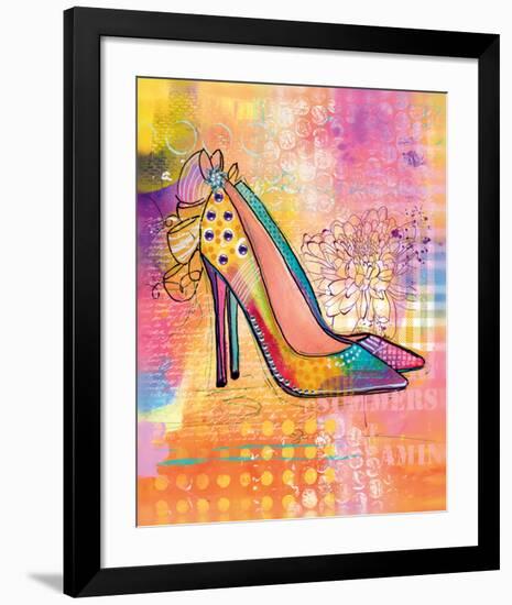 Shopping Queen-Lucy Cloud-Framed Art Print