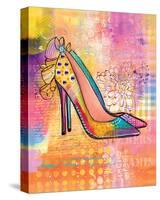 Shopping Queen-Lucy Cloud-Stretched Canvas