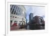 Shopping, Restaurants and Cafes around the Middle Dock, Canary Wharf, Docklands, London, England-Charlie Harding-Framed Photographic Print