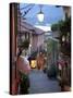 Shopping Street at Dusk, Bellagio, Lake Como, Lombardy, Italy, Europe-Frank Fell-Stretched Canvas