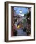 Shopping Street at Dusk, Bellagio, Lake Como, Lombardy, Italy, Europe-Frank Fell-Framed Premium Photographic Print