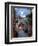 Shopping Street at Dusk, Bellagio, Lake Como, Lombardy, Italy, Europe-Frank Fell-Framed Premium Photographic Print