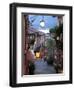 Shopping Street at Dusk, Bellagio, Lake Como, Lombardy, Italy, Europe-Frank Fell-Framed Premium Photographic Print