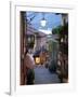 Shopping Street at Dusk, Bellagio, Lake Como, Lombardy, Italy, Europe-Frank Fell-Framed Photographic Print