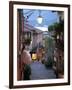 Shopping Street at Dusk, Bellagio, Lake Como, Lombardy, Italy, Europe-Frank Fell-Framed Photographic Print