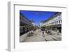 Shopping street Franzstravue, Saarlouis, Saarland, Germany, Europe-Hans-Peter Merten-Framed Photographic Print