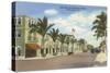 Shopping Street, Palm Beach, Florida-null-Stretched Canvas