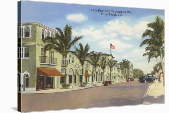 Shopping Street, Palm Beach, Florida-null-Stretched Canvas