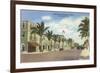 Shopping Street, Palm Beach, Florida-null-Framed Premium Giclee Print