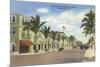 Shopping Street, Palm Beach, Florida-null-Mounted Premium Giclee Print