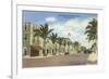 Shopping Street, Palm Beach, Florida-null-Framed Art Print