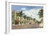 Shopping Street, Palm Beach, Florida-null-Framed Art Print