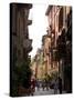 Shopping Streets of Milan, Lombardy, Italy-Christian Kober-Stretched Canvas