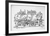 Shops along Boulevard St. Germain, Saint-Germain-des-Pres, Paris, France-Richard Lawrence-Framed Photographic Print