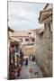 Shops Along the The Inca Wall at Hathunrumiyoq Street-Yadid Levy-Mounted Photographic Print