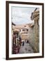 Shops Along the The Inca Wall at Hathunrumiyoq Street-Yadid Levy-Framed Photographic Print