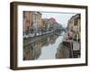 Shops and Restaurants Along Canal, Naviglio Grande, Milan, Italy-Lisa S. Engelbrecht-Framed Photographic Print