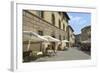 Shops and Restaurants, Via Ferruccio, Castellina in Chianti, Siena Province, Tuscany, Italy, Europe-Peter Richardson-Framed Photographic Print