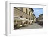 Shops and Restaurants, Via Ferruccio, Castellina in Chianti, Siena Province, Tuscany, Italy, Europe-Peter Richardson-Framed Photographic Print