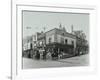 Shops and Sign to Putney Roller Skating Rink, Putney Bridge Road, London, 1911-null-Framed Photographic Print