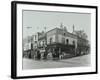 Shops and Sign to Putney Roller Skating Rink, Putney Bridge Road, London, 1911-null-Framed Photographic Print