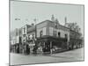 Shops and Sign to Putney Roller Skating Rink, Putney Bridge Road, London, 1911-null-Mounted Photographic Print