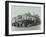 Shops and Sign to Putney Roller Skating Rink, Putney Bridge Road, London, 1911-null-Framed Premium Photographic Print