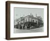 Shops and Sign to Putney Roller Skating Rink, Putney Bridge Road, London, 1911-null-Framed Photographic Print