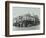 Shops and Sign to Putney Roller Skating Rink, Putney Bridge Road, London, 1911-null-Framed Photographic Print