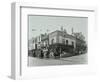 Shops and Sign to Putney Roller Skating Rink, Putney Bridge Road, London, 1911-null-Framed Photographic Print