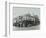 Shops and Sign to Putney Roller Skating Rink, Putney Bridge Road, London, 1911-null-Framed Photographic Print