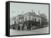 Shops and Sign to Putney Roller Skating Rink, Putney Bridge Road, London, 1911-null-Framed Stretched Canvas