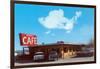 Shops Cafe, Roadside Retro-null-Framed Art Print