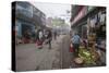 Shops Display Products Arriving Thanks to the Indian Railways, Darjeeling, India-Roberto Moiola-Stretched Canvas